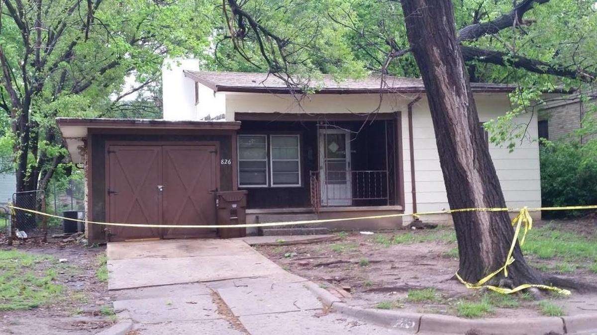 An 86-year-old man was found dead in this home near Murdock and Hillside in Wichita on Friday.