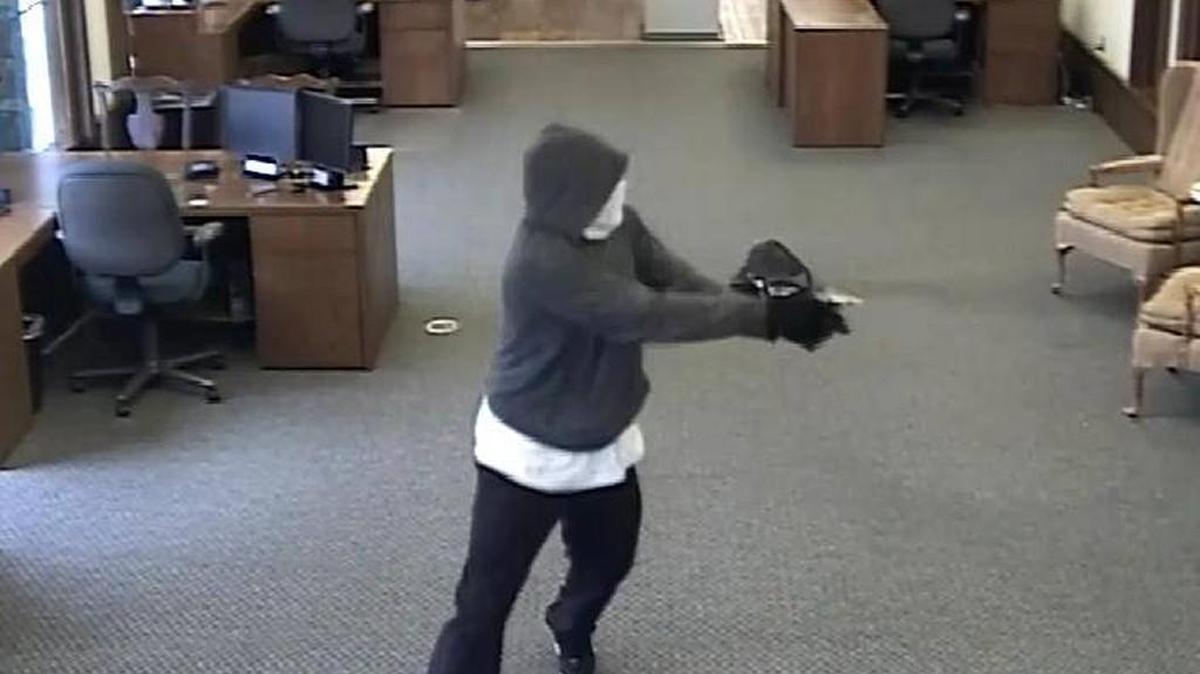 Wichita police seek two suspects in the robbery of an Intrust Bank in east Wichita on Tuesday. (May 17, 2016)