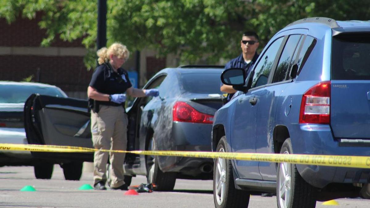 
Wichita police investigate the death of 
Rayan Ibrahim Baba in the parking lot of the Fairmount Towers dormitory on Wichita State's campus. (Aug. 8, 2015)
