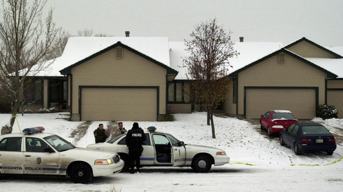 Reginald and Jonathan Carr assaulted five people at this house at 12727 Birchwood in December 2000 before taking them to a field and shooting them, execution style.