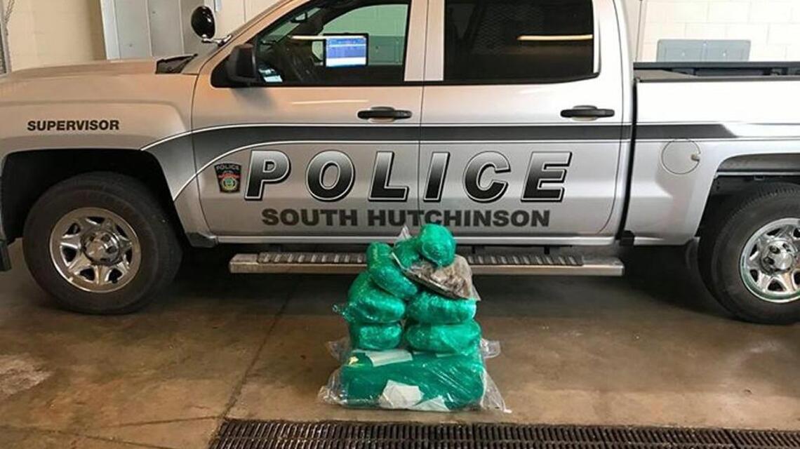 Boxes of pot found after driver stopped for speeding in S. Hutchinson