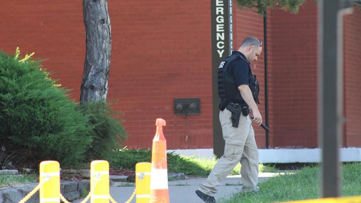 Wichita police investigate the murder of Rayan Ibrahim Baba on Aug. 8, 2015, in the parking lot of the Fairmount Towers dormitory on Wichita State’s campus.