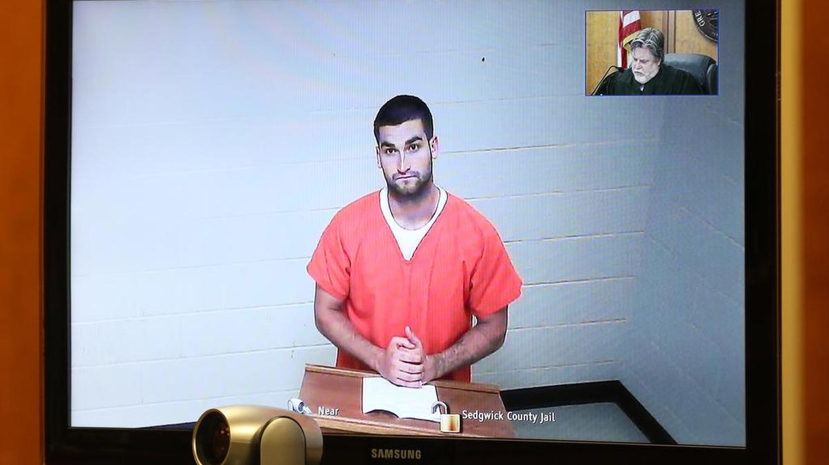 Corbin Breitenbach appeared before Judge Jeff Goering on June 20 and was charged with attempted capital murder, aggravated criminal sodomy and aggravated burglary in the attack on a 7-year-old girl who was staying at a west Wichita condo. (June 20, 2017)