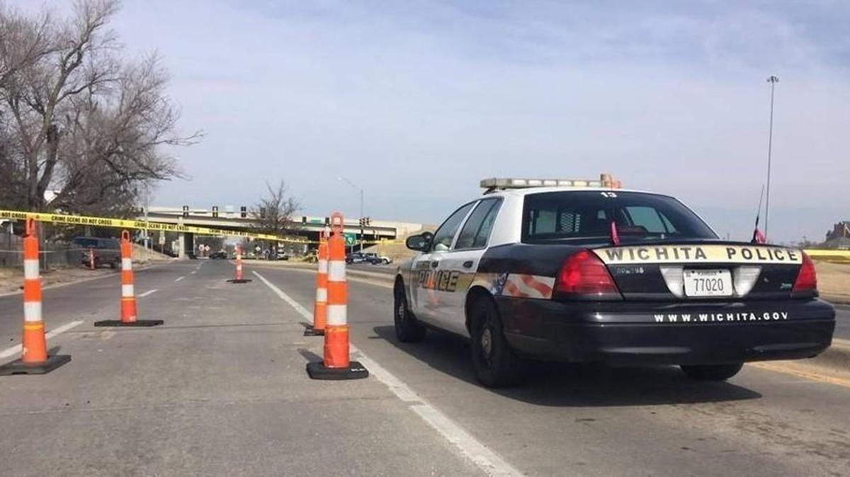 Wichita police investigate a fatal shooting near Kellogg and Meridian on Feb. 5.