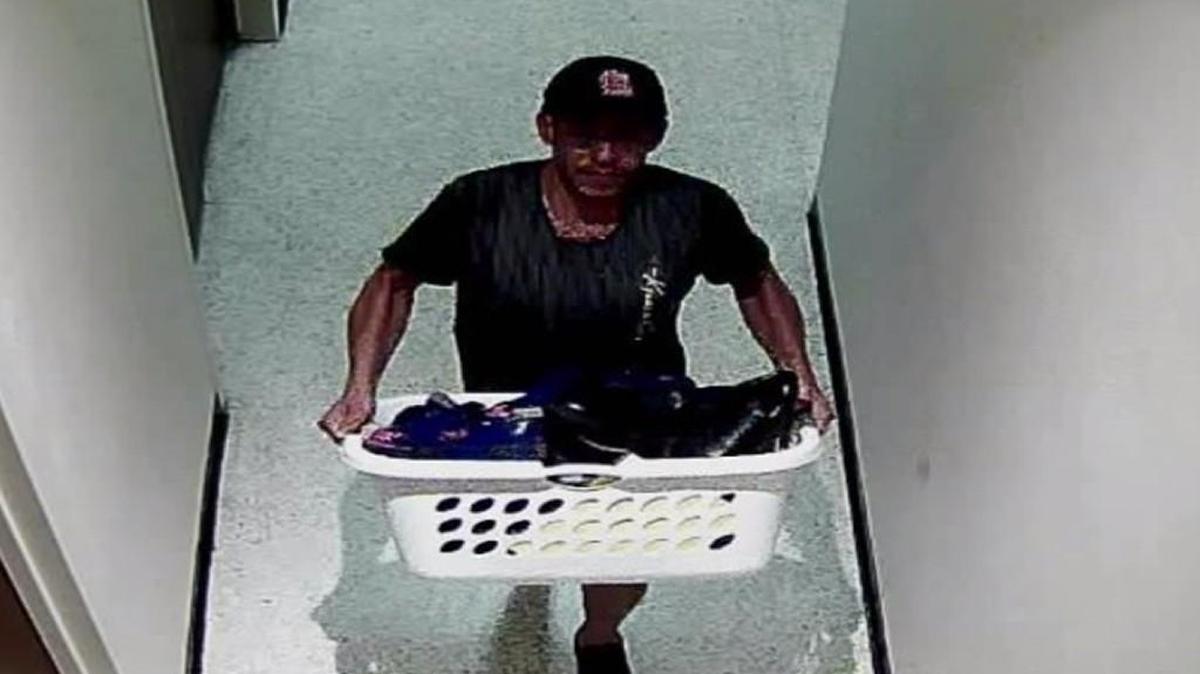 Wichita police are seeking this man who is suspected of taking Blue Man Group costumes from Century II on Tuesday night. If you have any information about this crime, please contact WPD Larceny Investigations at 316-268-4136.