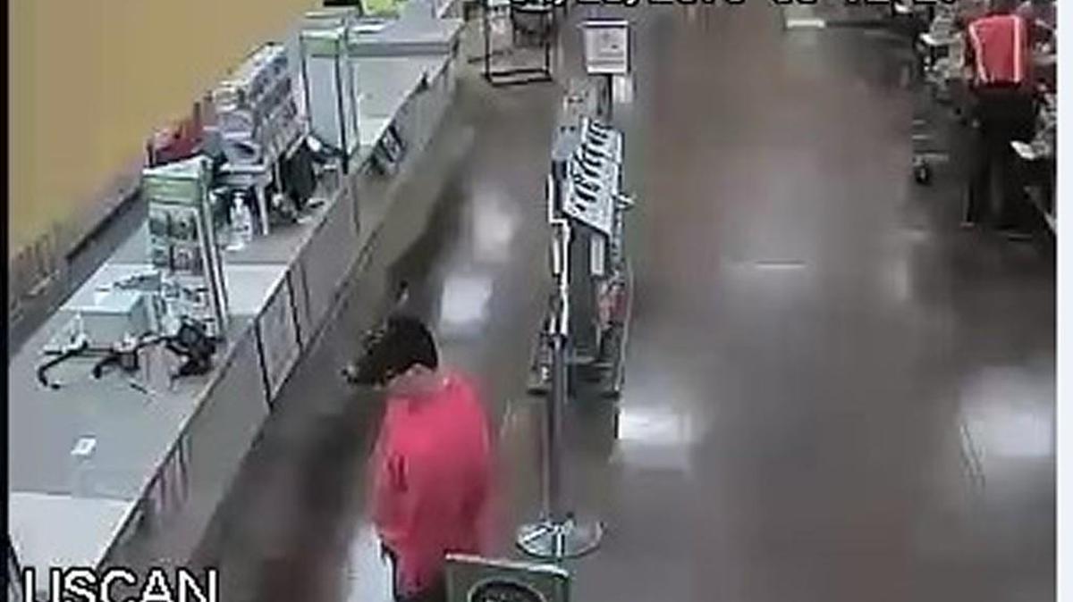 Wichita police are seeking a suspect linked to two recent robberies at Dillons stores.
