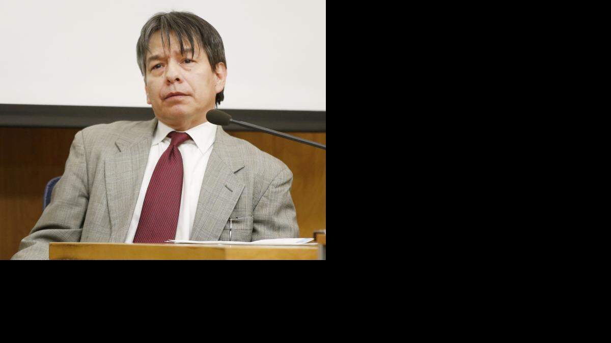 
Daniel Perez takes the stand in his trial on charges that include first-degree murder, rape, sodomy, sexual exploitation of a child, aggravated assault, criminal threat and directing that false information be put on life insurance and car credit applications. (Feb. 12, 2015)
