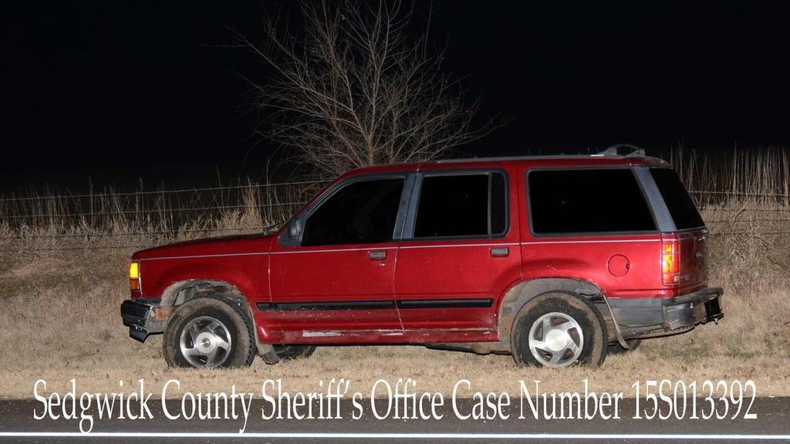 Moises Arias-Aranda’s 1994 maroon Ford Explorer. The windows and license tag have been blacked out by the sheriff’s office. Anyone who saw the SUV last week on North Hydraulic is asked to call authorities at 316-660-5300 or Crime Stoppers at 316-267-2111.