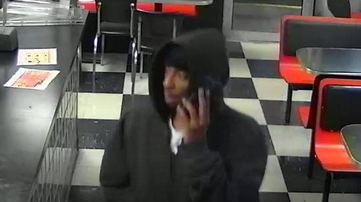 NuWay released this image of the man who reportedly robbed the restaurant at Central and Ridge Road Saturday night.