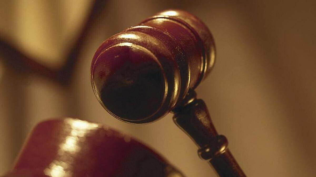 Court gavel.