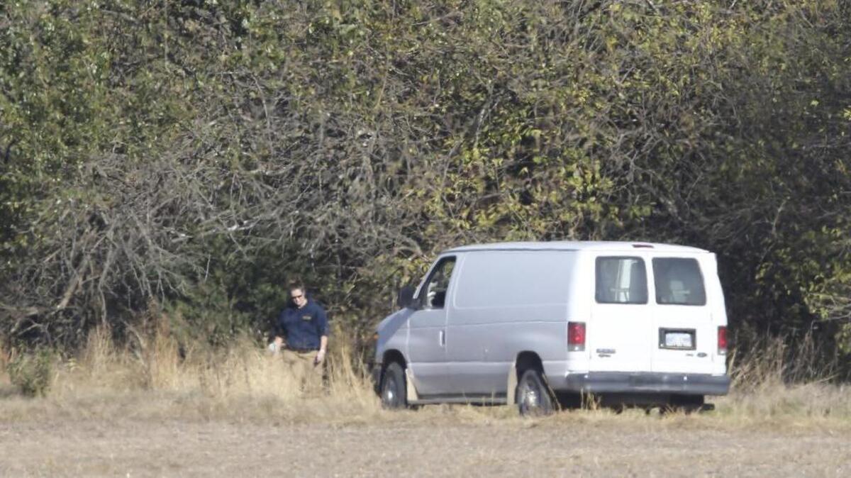 Sedgwick County sheriff’s investigators work a scene northeast of Sedgwick in Harvey County in November 2016. The body of Scottie W. Goodpaster Jr. was found in the area.