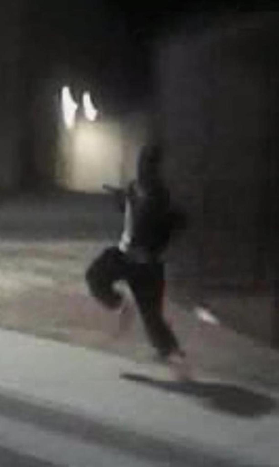 A body camera caught this footage released by the Wichita Police Department on Saturday.