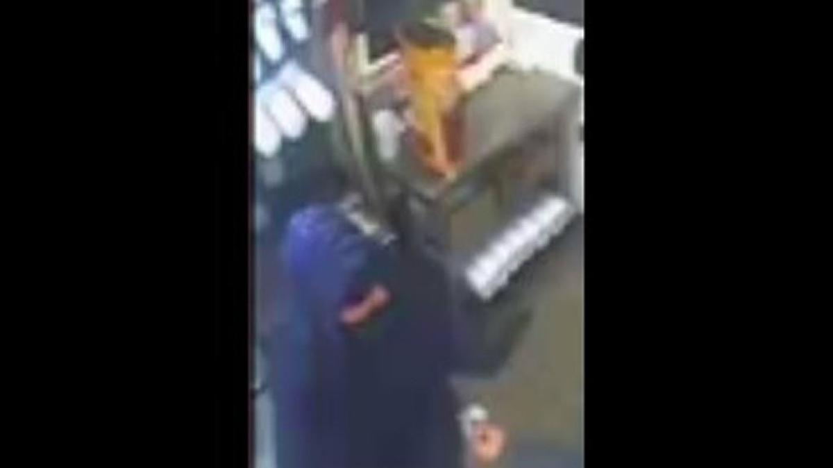 Police are seeking this man in connection with a robbery at the Sonic at 135th Street West and Maple.