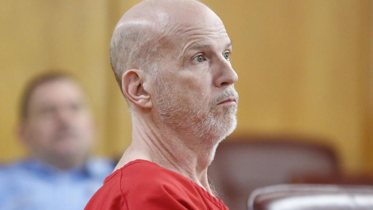 Scott Roeder listen to Judge Warren Wilbert during a motion hearing on Wednesday. Roeder was convicted in 2010 in the death of George Tiller and is now serving a life sentence at the Ellsworth Correctional Facility. (April 6, 2016)