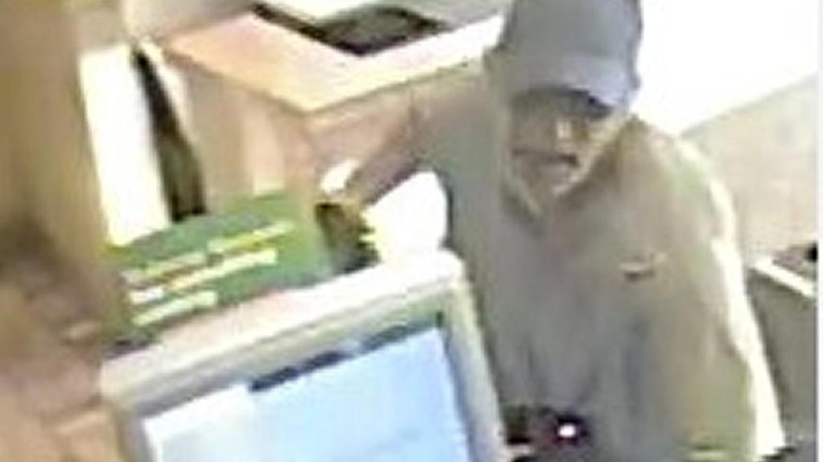 Wichita police released this image in an armed robbery of the Subway at 530 S. West St.