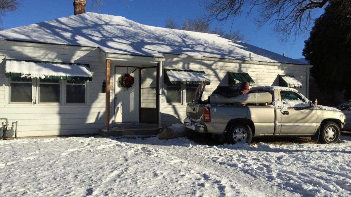 
John Paul Quintero, 23, was shot by police outside this home on North Oliver after a disturbance was reported to 911 operators. 

