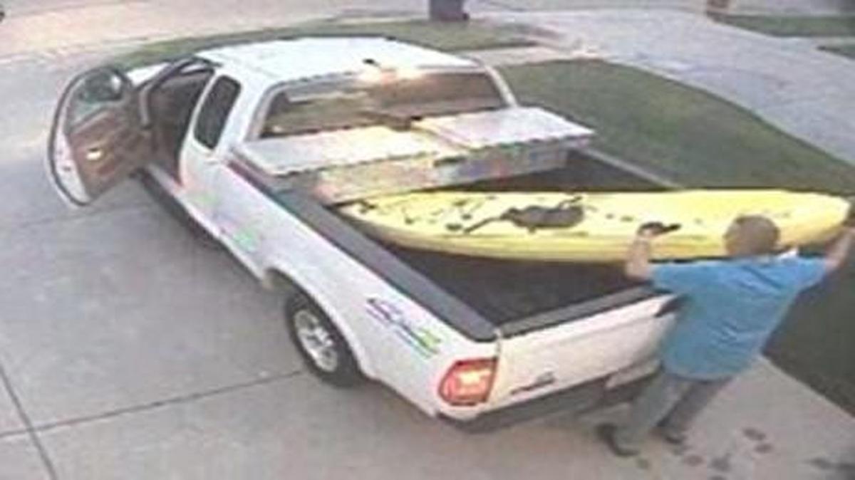 Police are asking for the public’s help identifying this man, who stole a kayak from a home in the 3300 block of West Bayview on July 8.