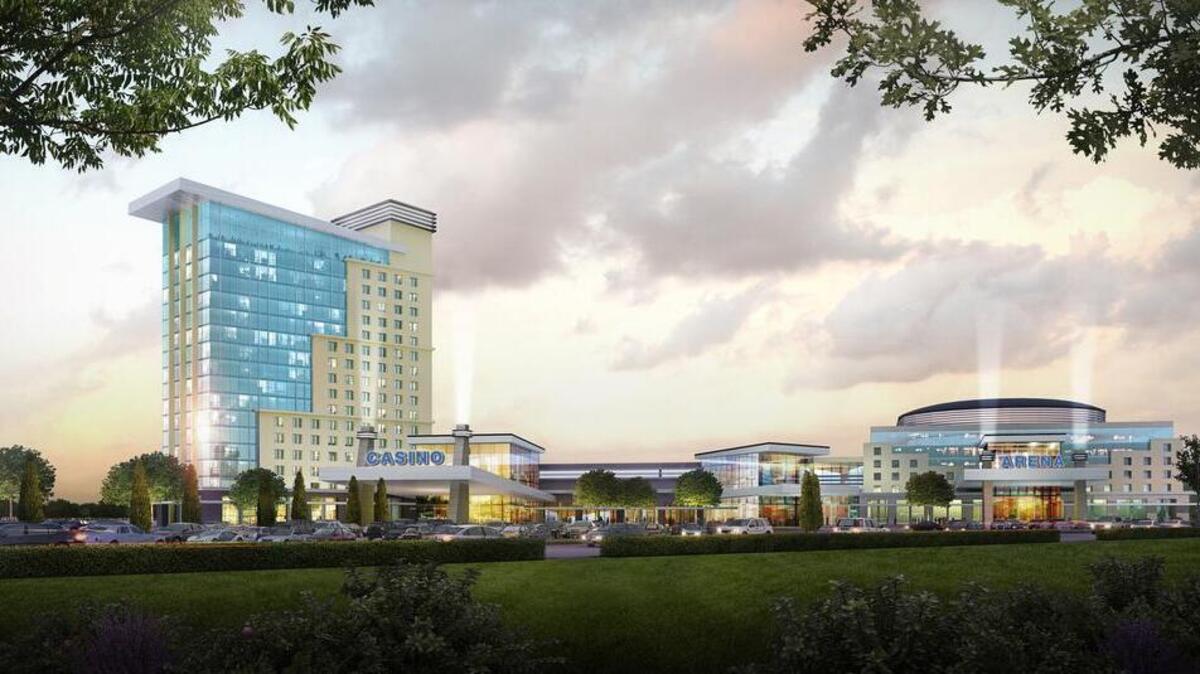 This artist’s illustration shows the Castle Rock Casino Resort.