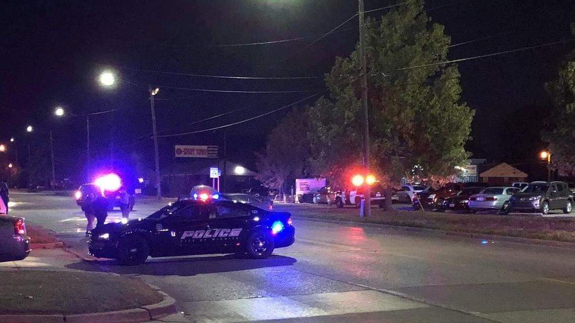 Police in the 2800 block of South Hydraulic on Sunday. (Nov. 5, 2017)