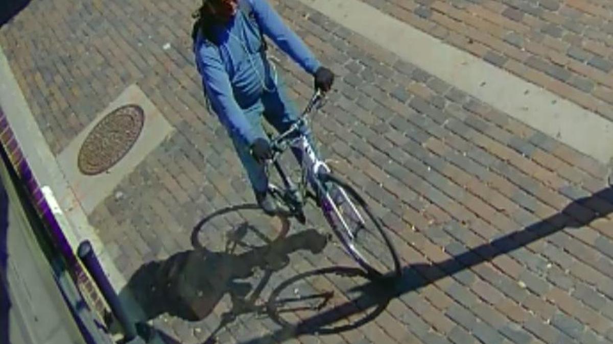 
Police are looking for a man on a bicycle who is suspected of getting into an altercation with a woman in downtown Wichita last week and then attacking and seriously injuring her. 
