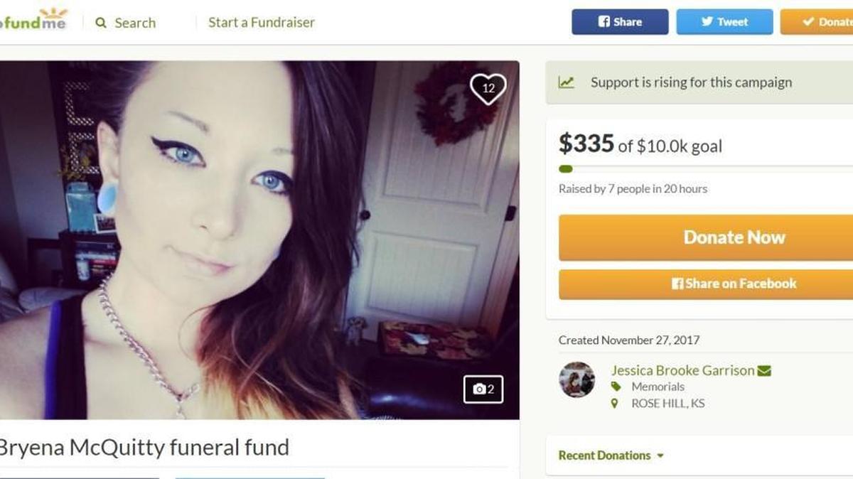The family of a woman who was killed Sunday have created a GoFundMe account to raise money for her funeral.