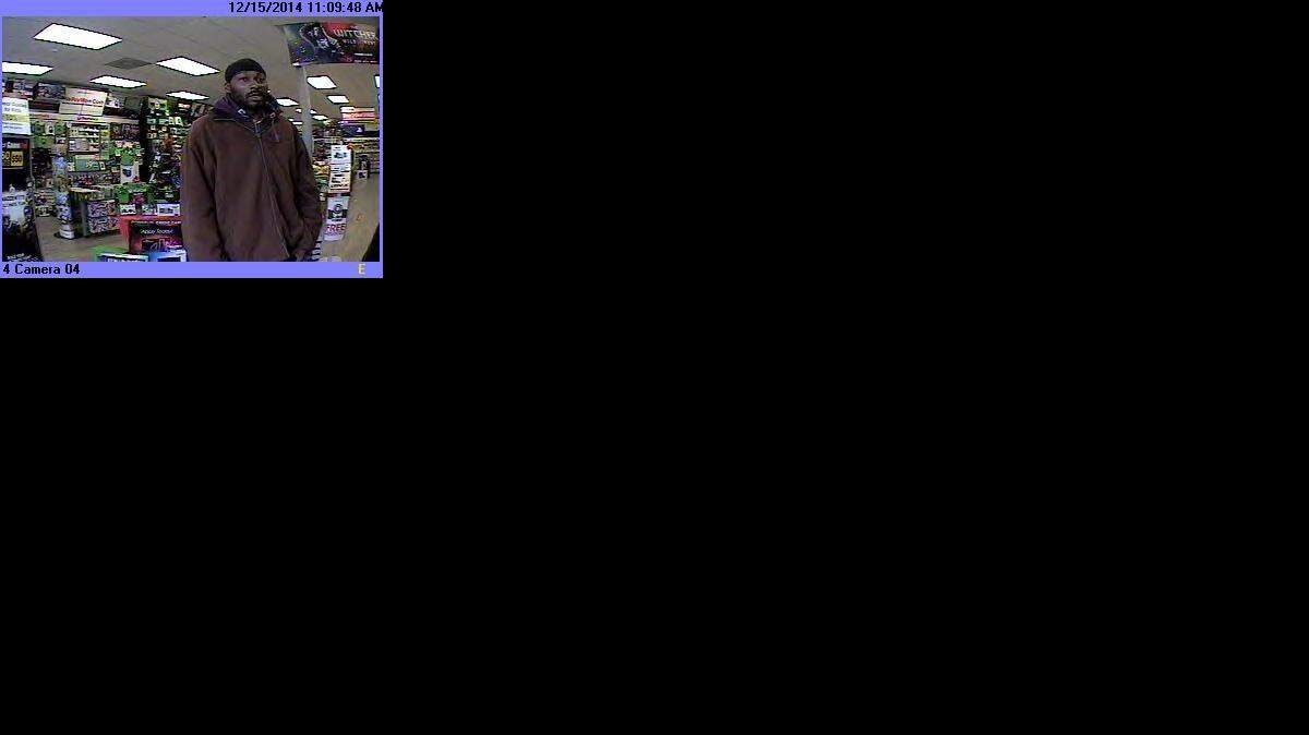 
Wichita Police released this photo of a man, suspected of robbing GameStop at 3000 N. Rock Road on Monday, Dec. 15.
