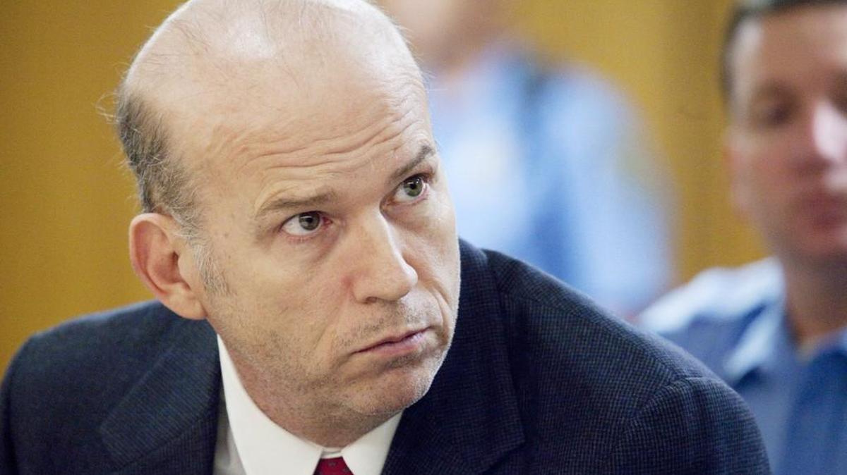 Scott Roeder listens to his attorneys during a pre-trial motion hearing inside a Sedgwick County District Courtroom in 2010. Roeder was found guilty of killing George Tiller.