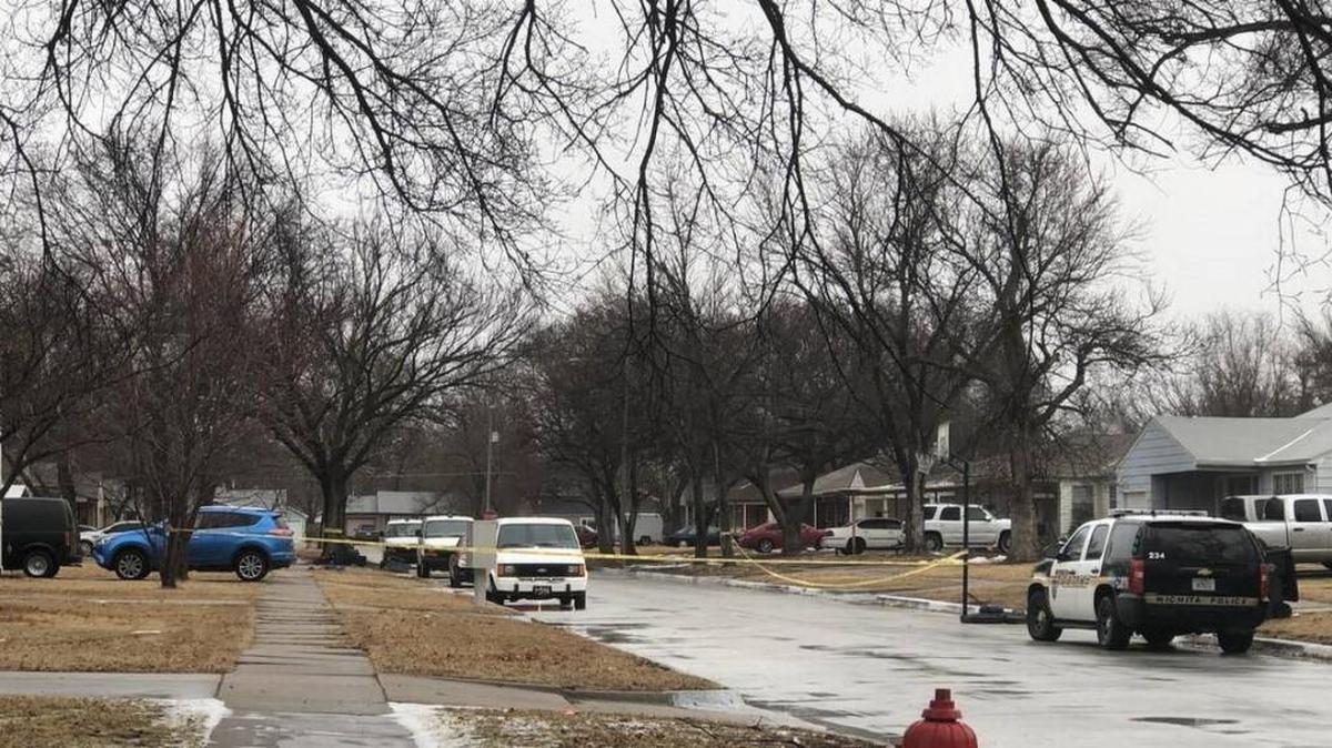 The 1600 block of South Faulders was blocked off Saturday while police investigated a homicide that happened at around 1 a.m.