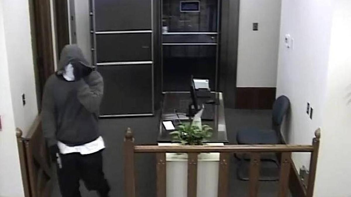The Intrust Bank at Central and Rock was robbed Tuesday. Police are still seeking two suspects.