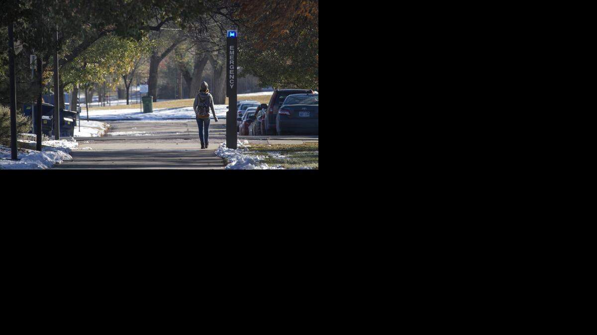 
Emergency kiosks dot the Wichita State University campus. There are 12 registered sex offenders enrolled or employed at Wichita State.
