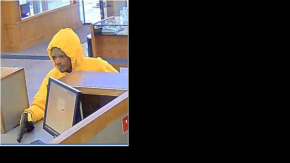 
Law enforcement officers are looking for a man wearing a Wichita State hooded sweatshirt who robbed the Emprise Bank branch on South Hydraulic on Tuesday morning, authorities said.
