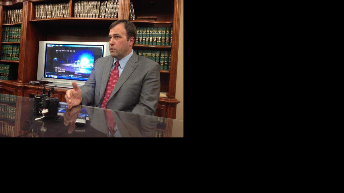 
Sedgwick County District Attorney Marc Bennett announced Wednesday that the Wichita police officer who fatally shot 30-year-old David M. Zehring on April 10 was justified in using deadly force after Zehring approached a sheriff’s deputy with a knife. Bennett pointed to two dash cam videos that captured the moments leading up to the shooting to support his finding.
