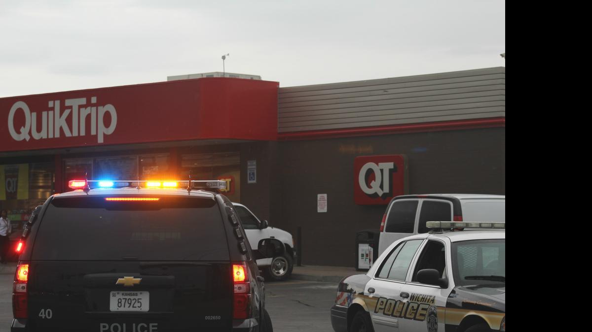 
Wichita police investigate a shooting near a QuikTrip at 13th and Oliver early Tuesday evening.
