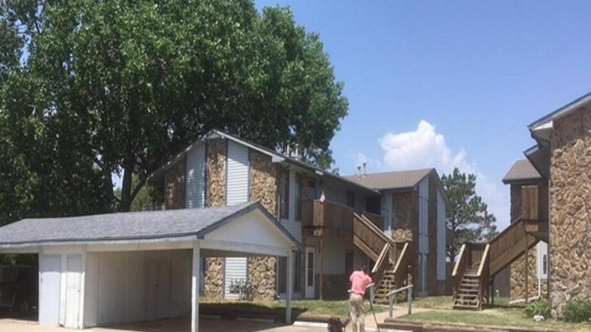 Police say an intruder broke into one of these apartments and attacked a 7-year-old girl.