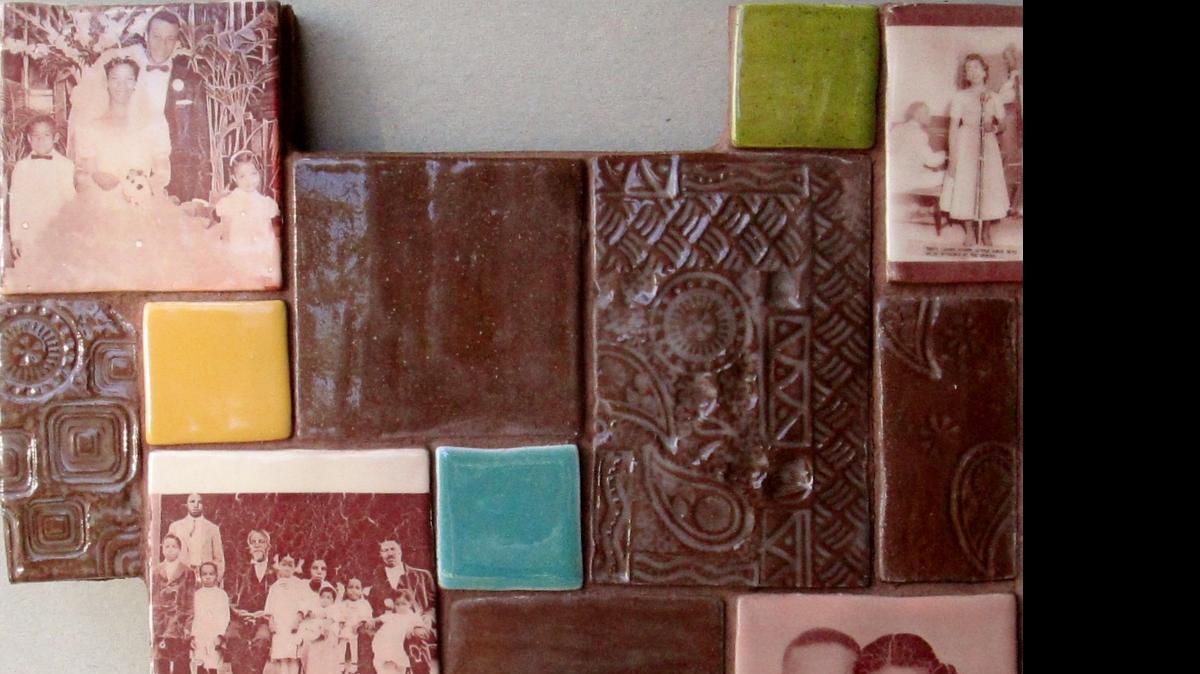 
Stories and photos will be placed on 2,000 ceramic tiles depicting the history of northeast Wichita. Students from Adams and Spaight Science and Communications Magnet are participating by helping stamp and decorate the tiles.
