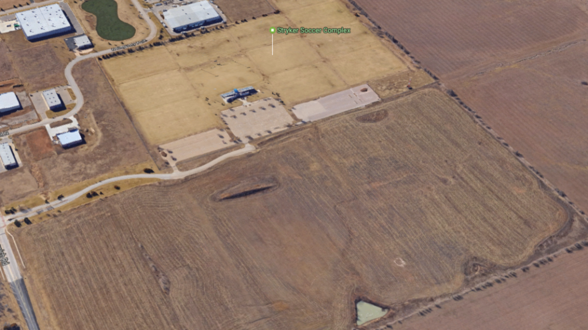 Stryker Soccer Complex, 2999 N. Greenwich, currently has 12 grass soccer fields and parking. By 2019, it will have all-artificial turf fields, updated amenities and a new two-field indoor facility.