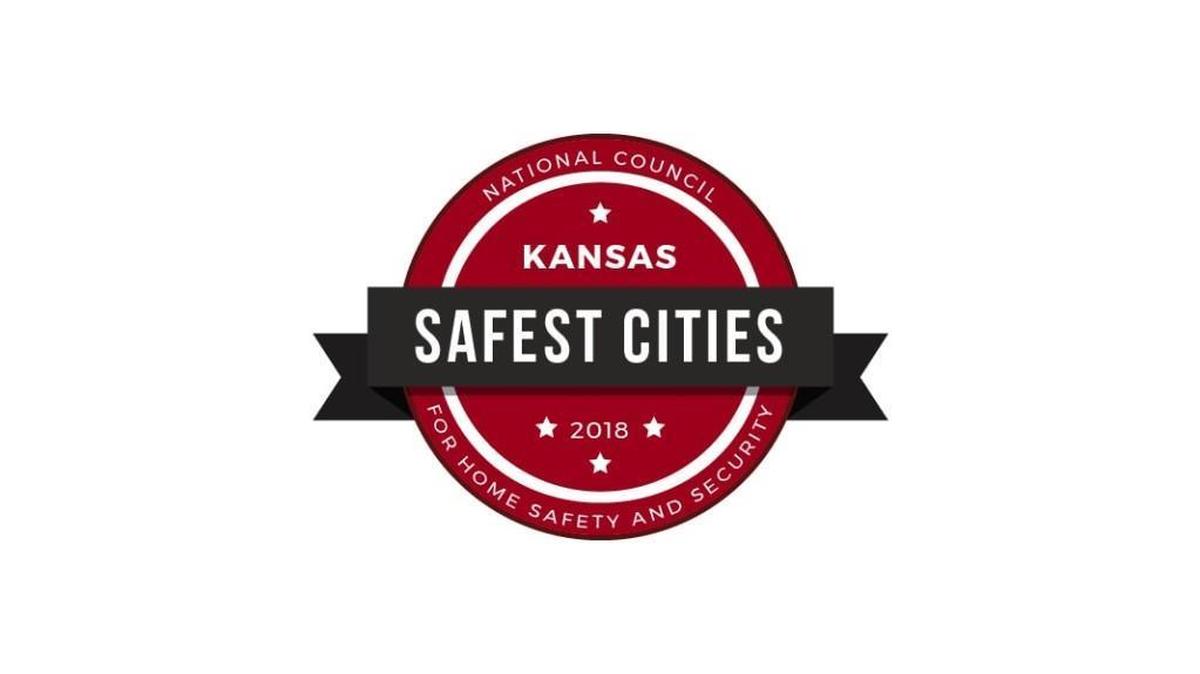 The National Council for Home Safety and Security completed a study to find the safest cities in Kansas.