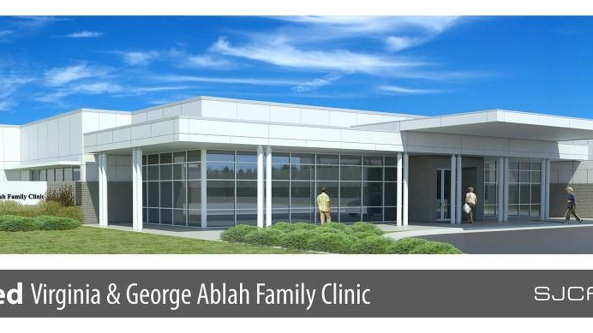 This drawing shows what the Virginia and George Ablah Family Clinic will look like.