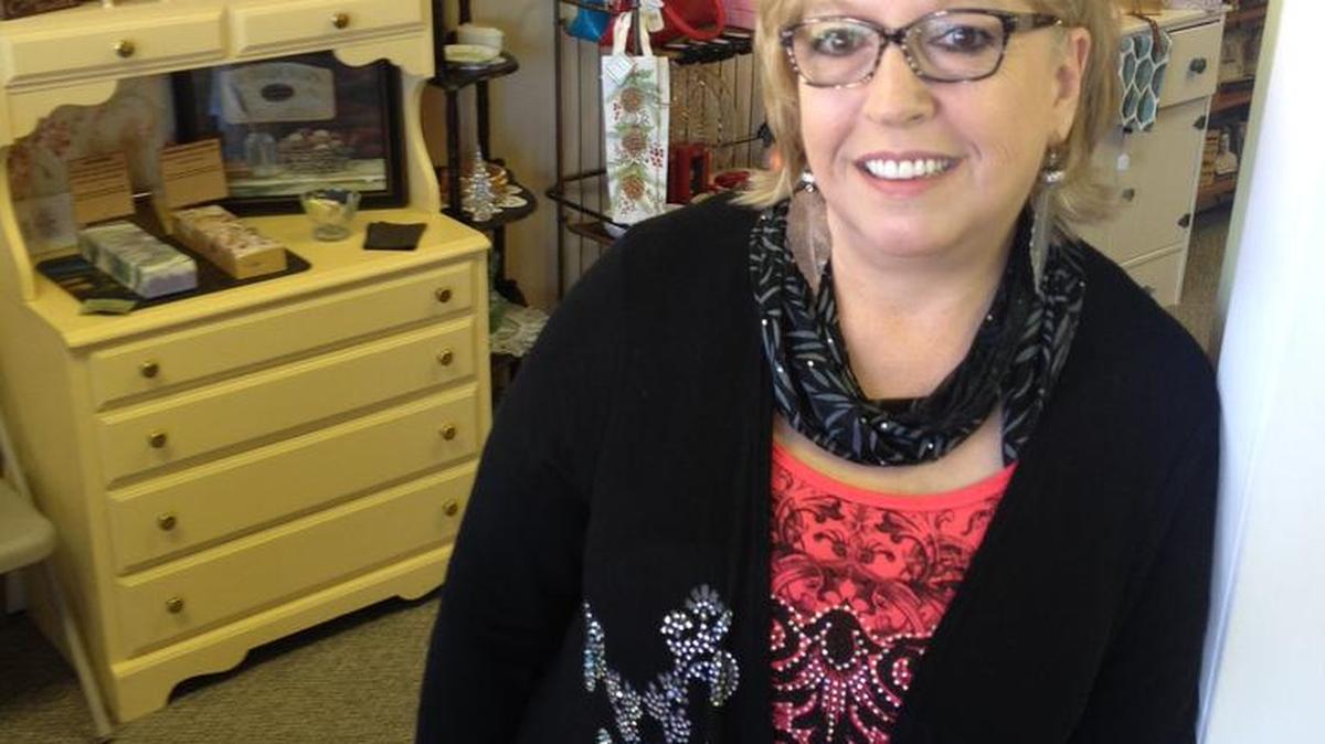 Debbie Keehn owns Two Sparrows Gifts & Boutique in the Indian Hills shopping center on West 13th Street.