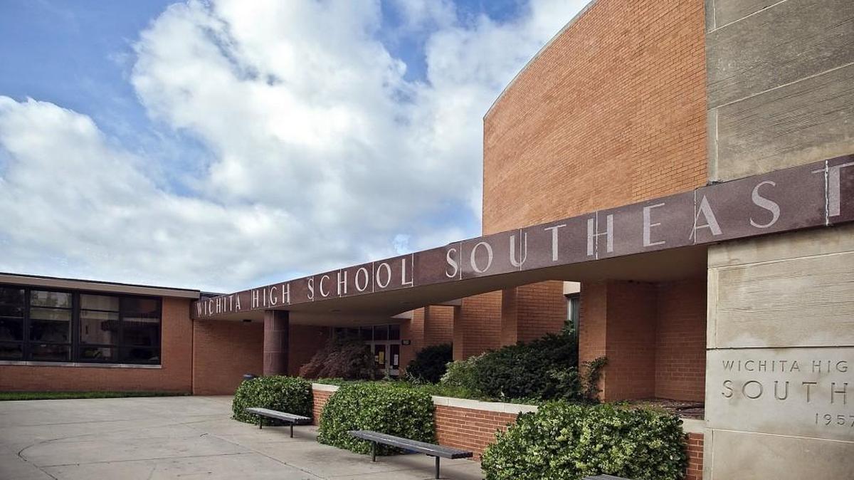 The Wichita school district intends to turn the old Southeast High School into a new district headquarters. (June 27, 2014)
