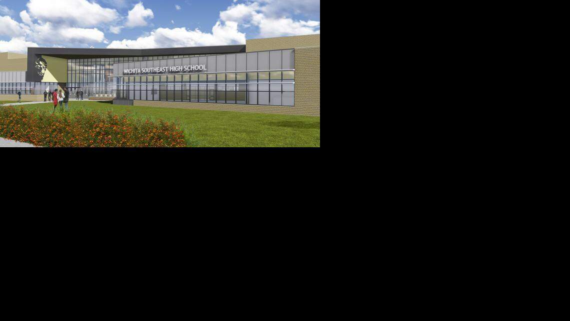 
This drawing shows what the new Southeast High School would look like.
