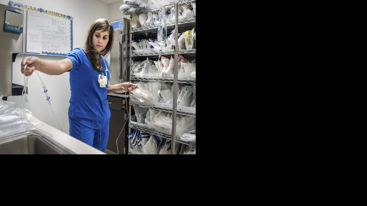 
Julia Glenn, a registered nurse at Shawnee Mission Medical Center, attended Kansas City Kansas Community College before transferring to the University of Kansas. 
