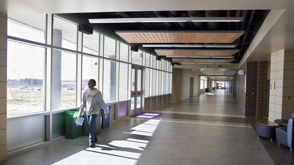 Northeast Magnet High School, along with other Wichita public schools, will have earlier start times beginning in the fall. (Feb 11, 2013)