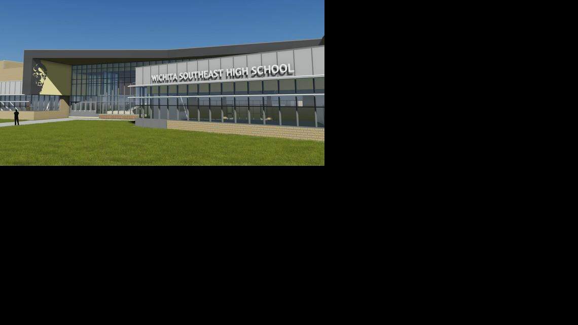 
An artist’s drawing shows the planned look of the new Southeast High School.
