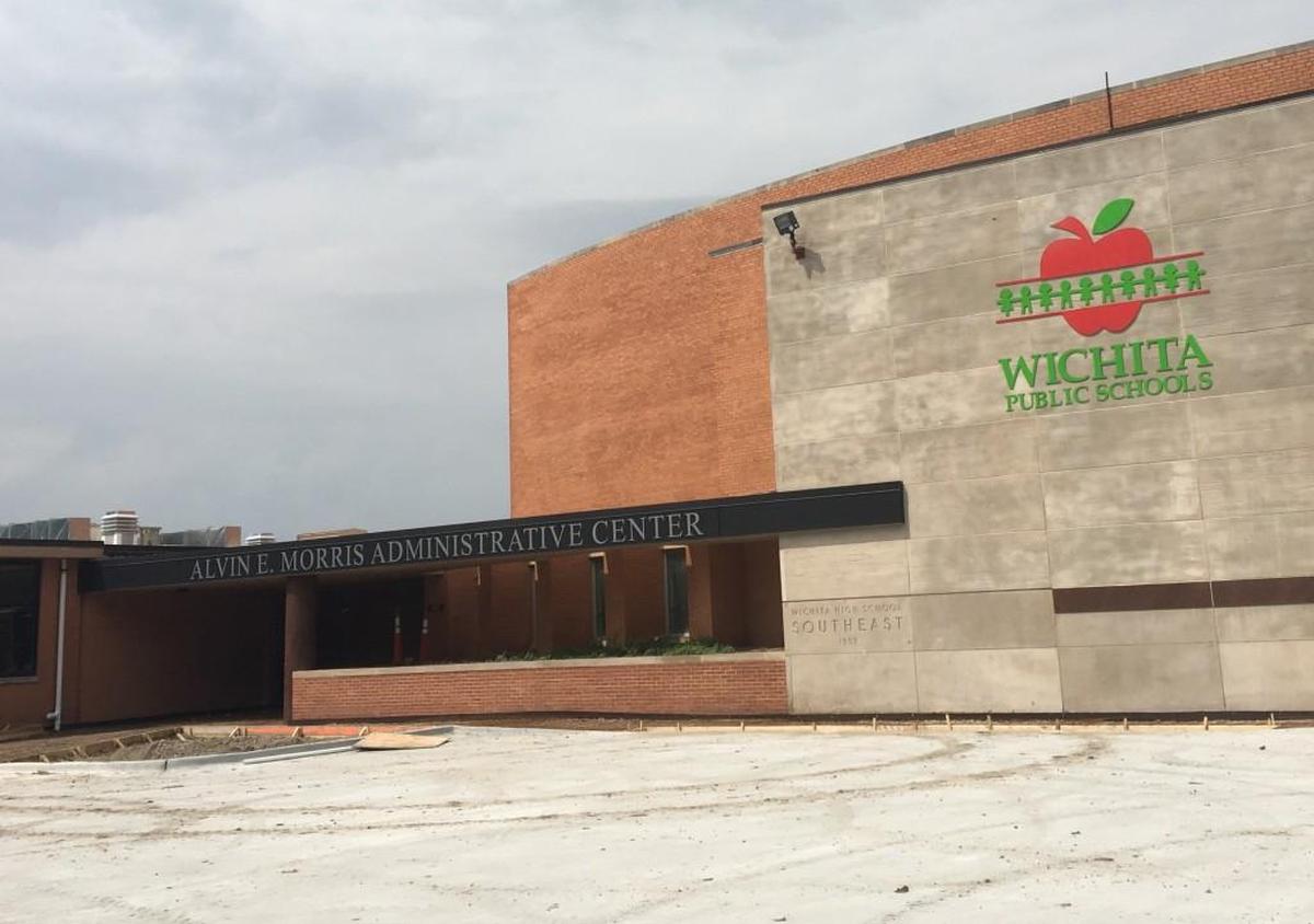 Over the summer, the Wichita school district moved its administrative headquarters to the former Southeast High School at Lincoln and Edgemoor.