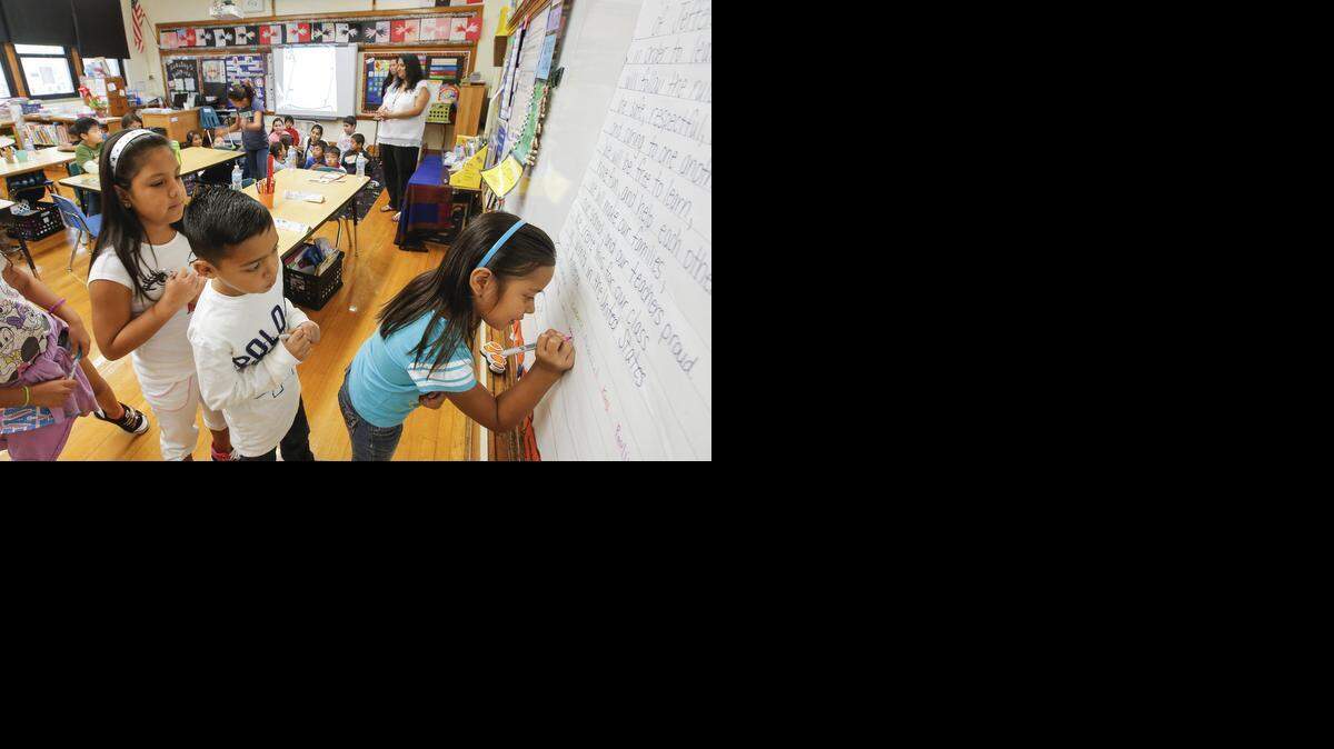 Last fall's Newcomer class at Wichita's Jefferson Elementary School had kids from all over the world, including Burma, Brazil, Mexico, Honduras, Vietnam and Iran. Gov. Sam Brownback is seeking to change the way Kansas funds its schools and wants to build a future school-finance formula around performance measures.