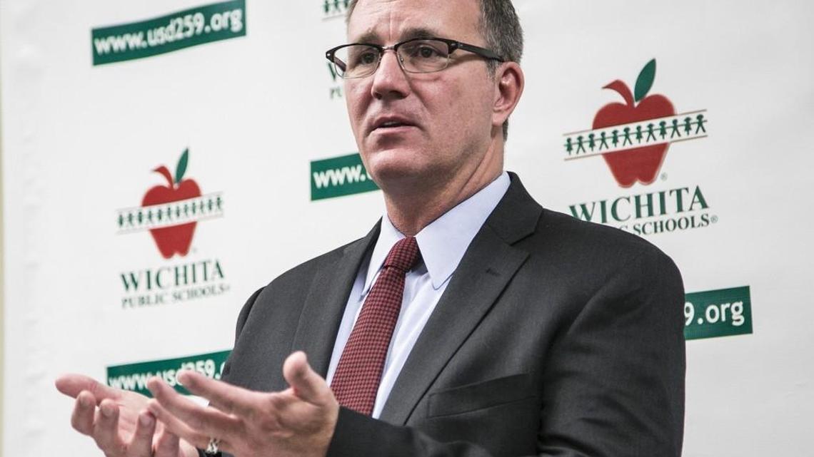 Wichita public schools superintendent John Allison will receive a $3,441 bonus approved by the school board. (Feb. 11, 2016)