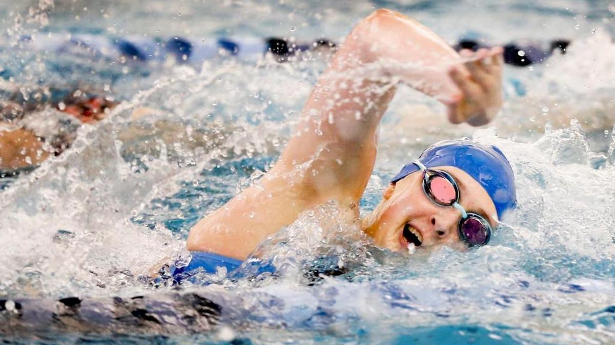 Wichita East High swimmer Madison Allen works out with the team in 2016. A new district contest will recognize teams with the highest overall GPA.