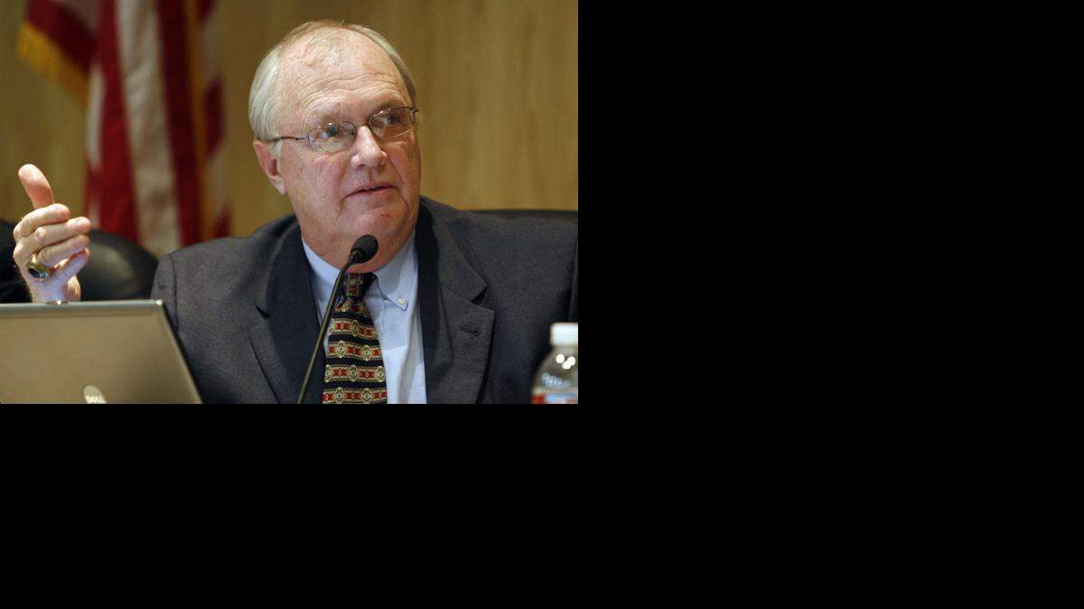 
Former Wichita Superintendent Winston Brooks speaks during a school board meeting in 2008.
