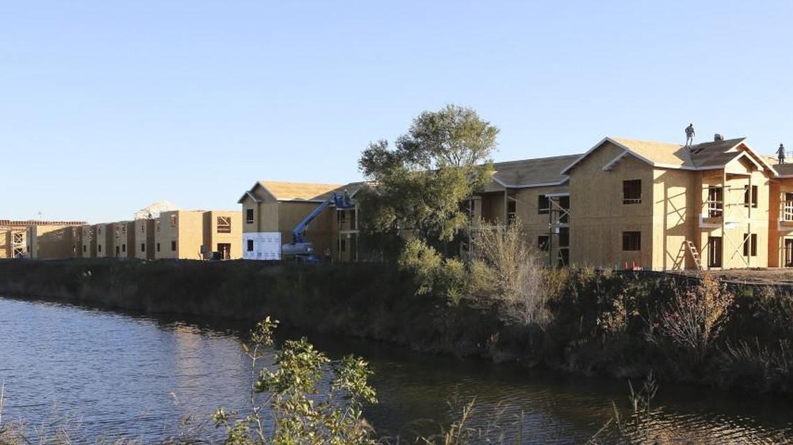 Central Bay Apartments are being built on West Central near the Big Ditch. A new study ranks Wichita No. 1 in affordable rents for teachers. (Nov. 9, 2016)